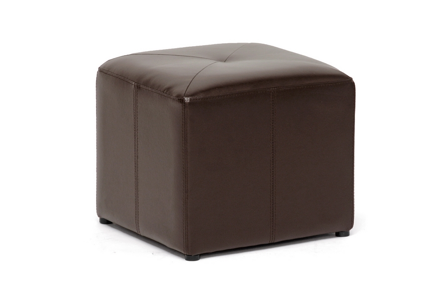 Aric Bonded Leather Ottoman Wholesale Interiors